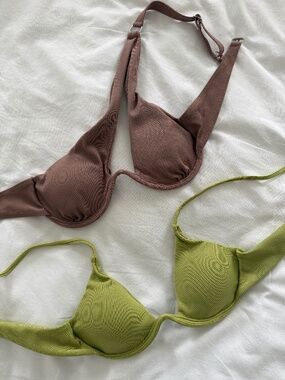 Two swim tops